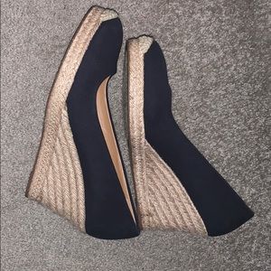 J Crew Navy espadrilles